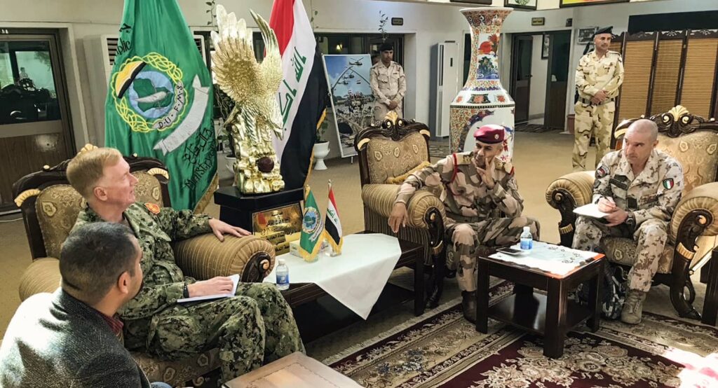 NATO training mission at the Iraqi National Defense University. Photo credit: James Foggo.