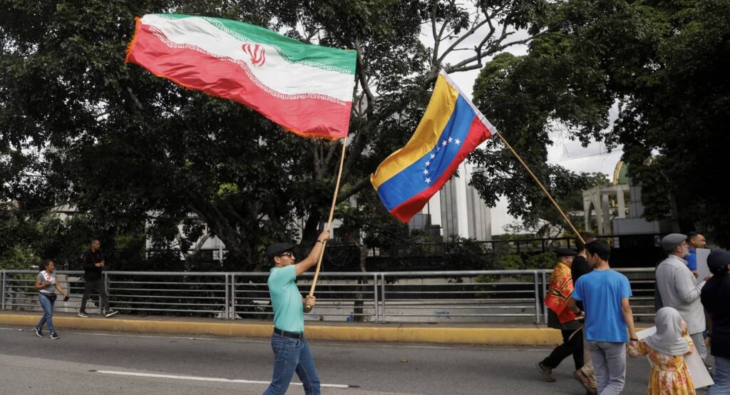 March in support of Iran in Caracas, Venezuela June 19, 2025. Photo credit: REUTERS/Leonardo Fernandez Viloria.