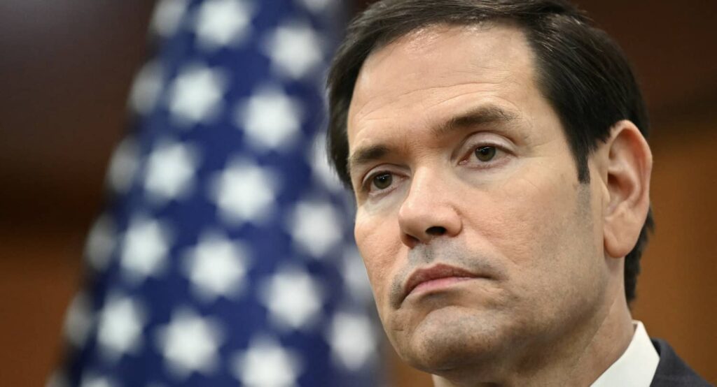 US Secretary of State Marco Rubio. Photo credit: via REUTERS.