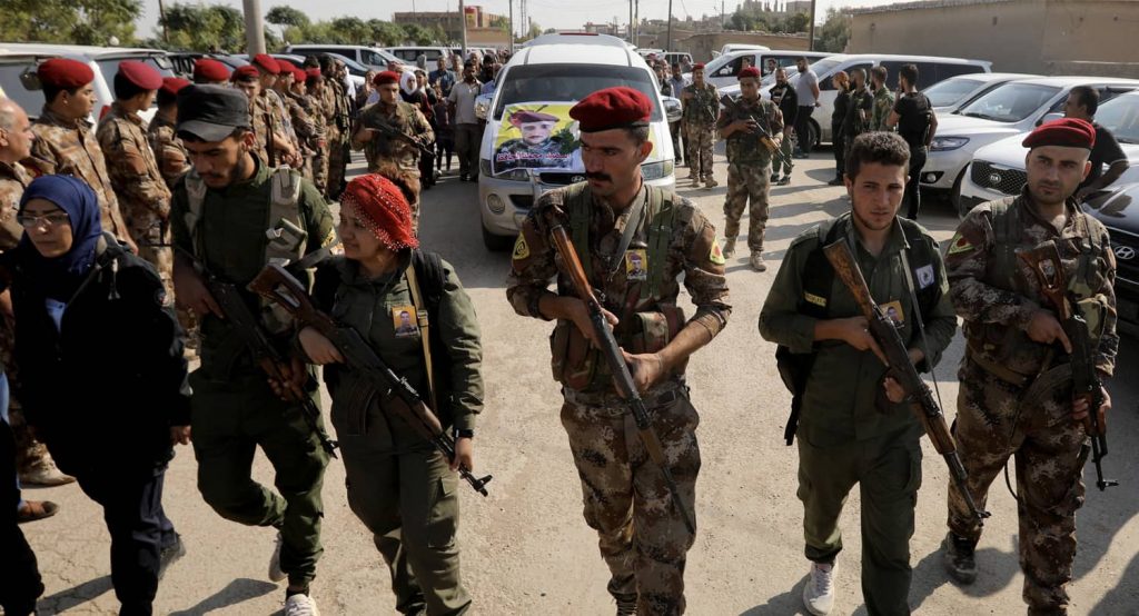 Fighters of Syrian Democratic Forces (SDF). Photo credit: REUTERS/Muhammad Hamed