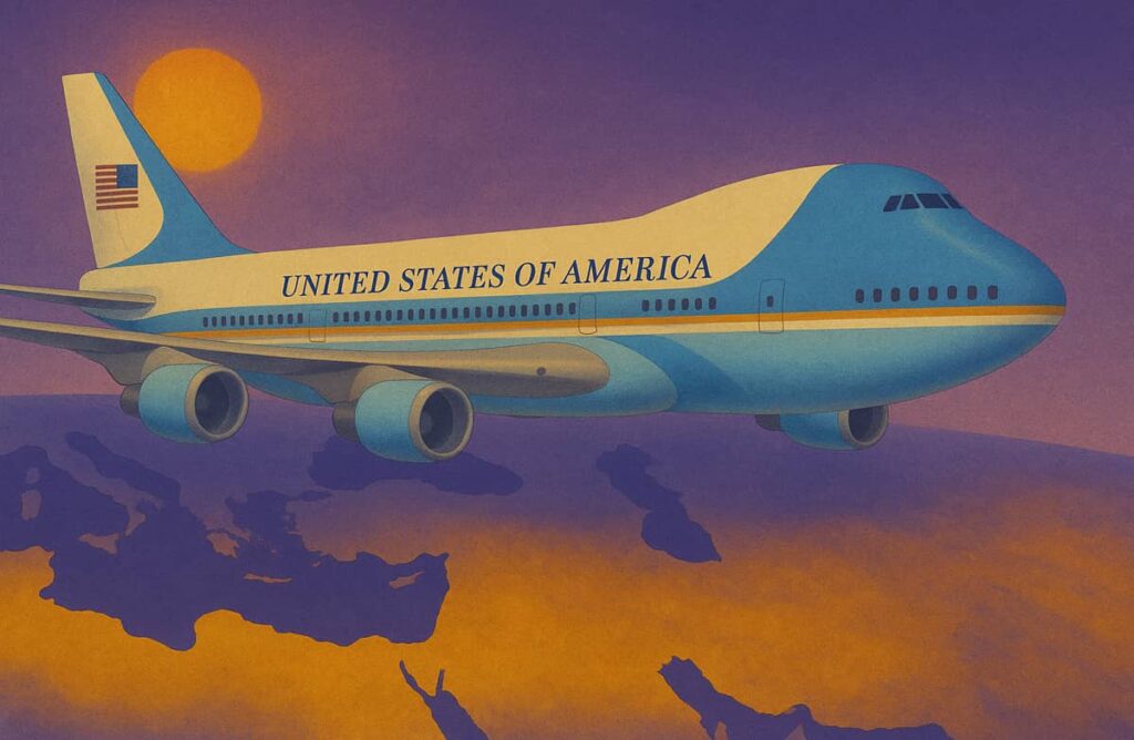 AIR FORCE ONE ILLUSTRATION